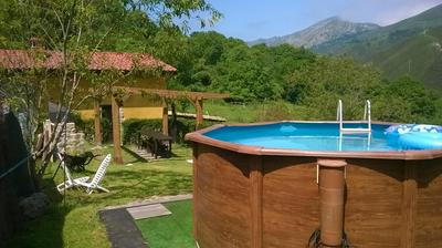 LA NOZAL piscina, barbacoa, jardín
