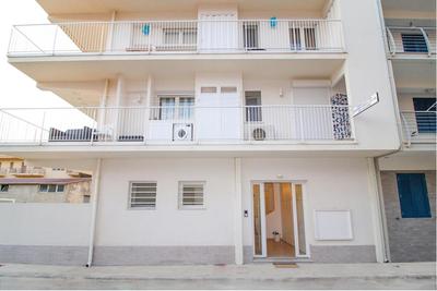 Apartment window on the sea