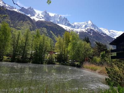 bel appartement , son jardin et le lac