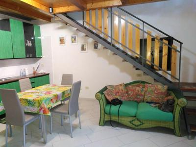 2 bedrooms house with furnished terrace and wifi at Pompei 8 km away from the beach