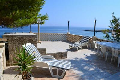 2 bedrooms house at Monopoli 100 m away from the beach with sea view enclosed garden and wifi