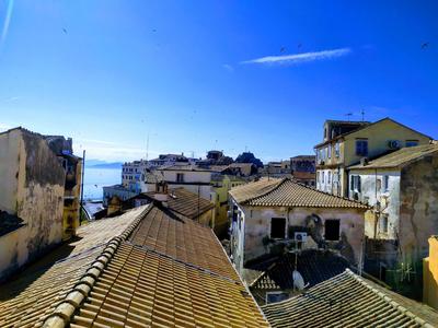 City walls sea view