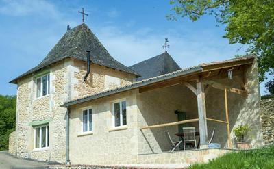 Maison d'une chambre avec vue sur le lac piscine partagee et jardin amenage a La Bachellerie