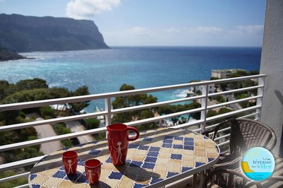UNE TERRASSE SUR LA MER 3 pers 2 chambres VUE MER