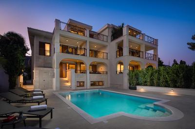Beachfront Villa Anemona with Pool