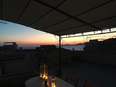 Appartamento con grande terrazza sul mare