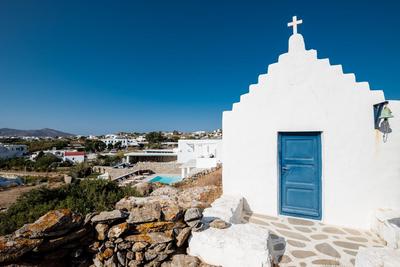 Villa Petra Mare above Mykonos town Private pool