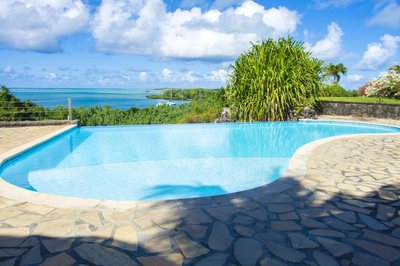 Family apartment with sea view - 140 m² in Trou d'Eau Douce