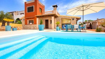 Villa in Llucmajor with Sea View and Private Pool