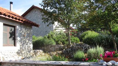 Amygdalia, a Stone House in a quiet landscape