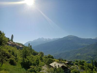 Enchanting chalet in Gratillon with mountain view and sauna