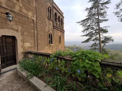 In a beautiful Etruscan village suspended between sky and sea a castle on the archipelago