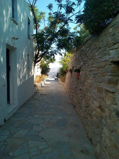 Semi-detached house on the heights of Parikia - Exceptional view of the Cyclades