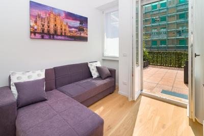 Bright Terrace in Milano
