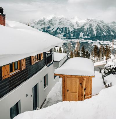 Planai Apartment mit Dachstein Blick