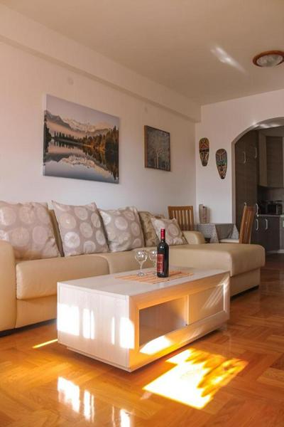 One bedroom apartament with sea view and private parking