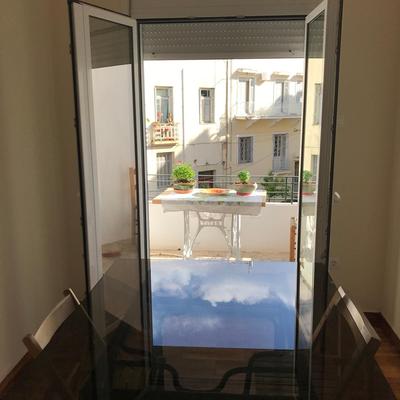 Quiet bright just renewed top floor at Lycabetous