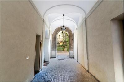 Quiet Trevi Fountain Apartment with patio and backyard