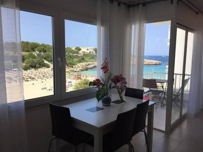 BEACH FRONT APARTMENT in CALA MARSAL with the SEA VIEW !