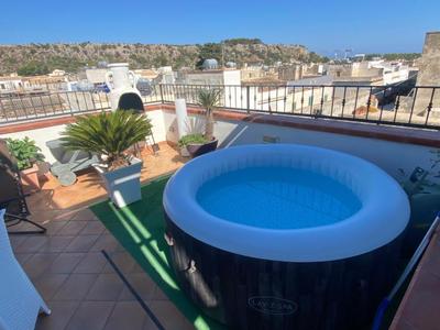 Apartment with terraces and hot tub with built-in massage jets - San Vito 400m from beach