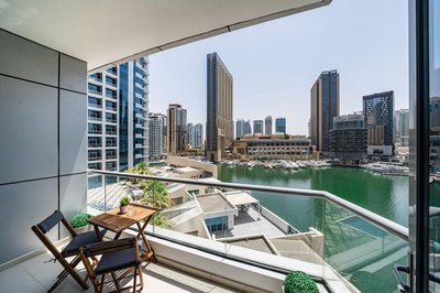 Cute 1BR - Dubai Marina Views - Walk 9min to Beach
