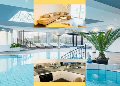 SPA-Residenz Apartments POOLs INDOOR & OUTDOOR, private Garden or Balcony or Terrace