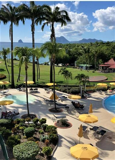 SUPERBE STUDIO MARTINIQUE VUE ROCHER DU DIAMANT