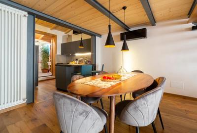 Industrial design loft with outdoor living terrace