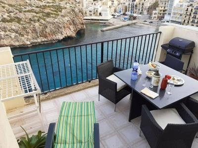 Seafront Penthouse with Terrace in Xlendi, Gozo
