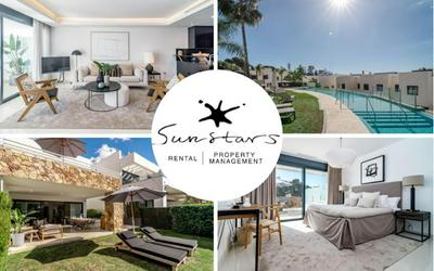 Luxury 3 bedroom townhouse on Marbellas Golden Mile with walking distance Puerto Banus