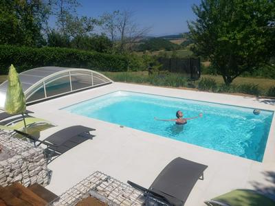 Au Gite L'Écoline 5 étoiles Isère 113m2 vue de rêve piscine