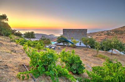 Villa Ailiea with a swimming pool and fantastic sea view near Ioulis