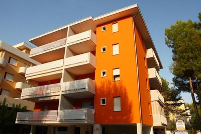 Warm two-room flat with balcony near the beach