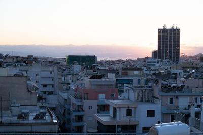 Studio with panoramic Athens view