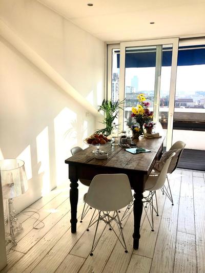 Attic 9th floor with 2 terrace in Milan Center Brera with amazing view