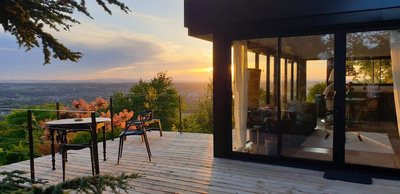 lodge-bélvédere sur les hauteurs de vichy