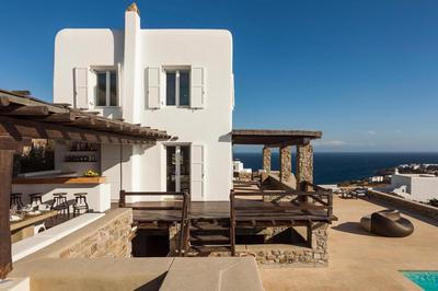 Newly built spectacular Sunset villa at St. John, Mykonos