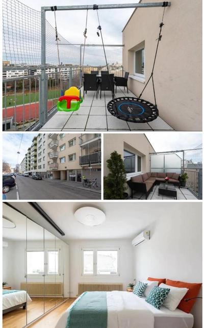 Nice rooftop hostel