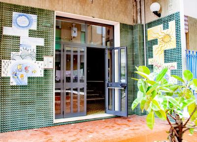 A terrace on the sea