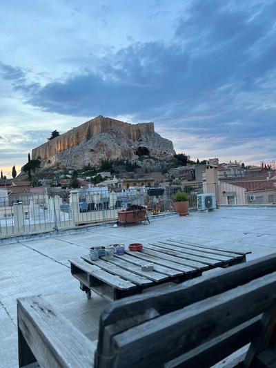 Plaka With Acropolis Rooftop View Access