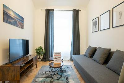 Modern hotel-styled apartment in the second district of Vienna.