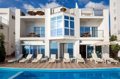 Seafront Villa with Private Pool in Dobra Voda, Montenegro