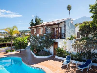 Casa romántica con piscina climatizada, Wi-Fi y vistas al mar en Icod de los Vinos - ES-279-2