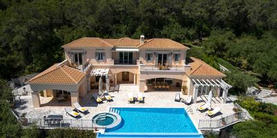 Luxury Villa Penelope with pool at Kerasia, Corfu