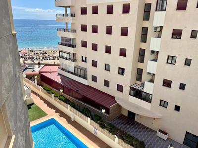 Modern apartment on the beach with pool