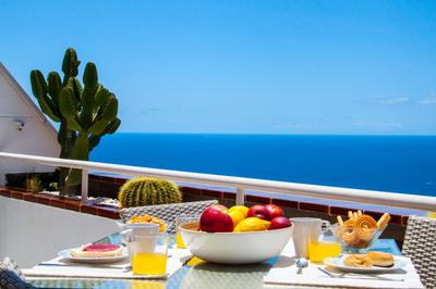 Rooftop apartment with ocean view and heated pool