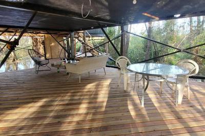 Cabaña de río con acceso en auto