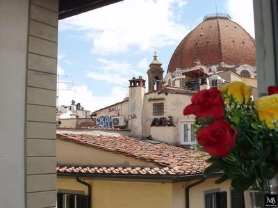 View of the Medici Chapels- center