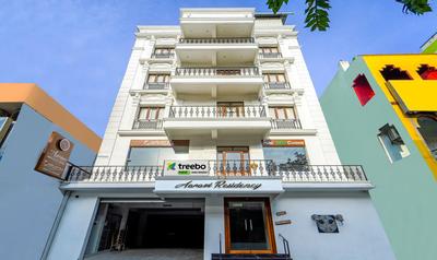 Treebo Aaravi Residency, 800 Mtrs From Promenade Beach