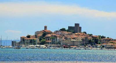 Talamone - Town and Blue Sea